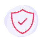 tick symbol in shield